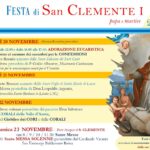 Locandina realizzata dalla parrocchia di San Clemente per la festa