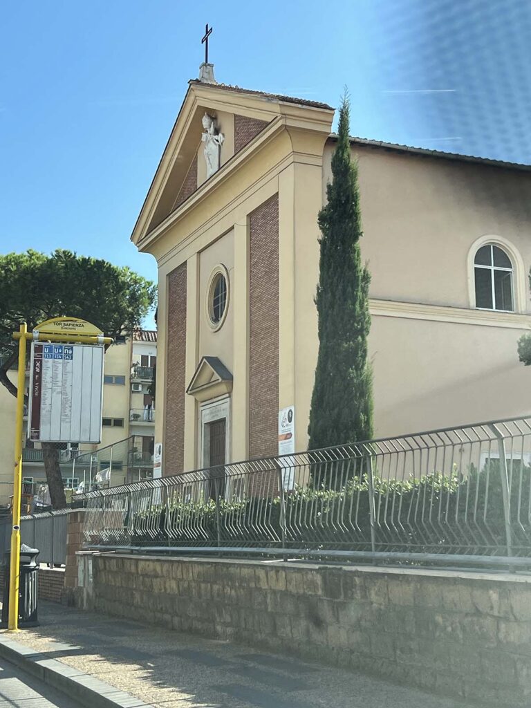 Facciata della chiesa