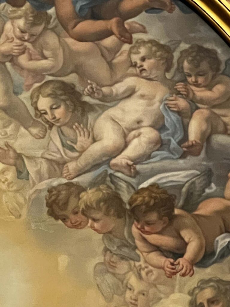 Natività con Maria, Giuseppe e il bambino Gesù
